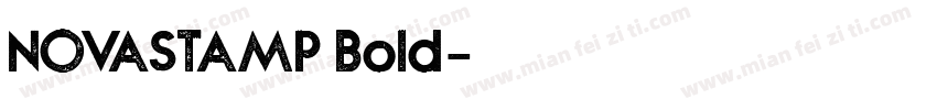 NOVASTAMP Bold字体转换